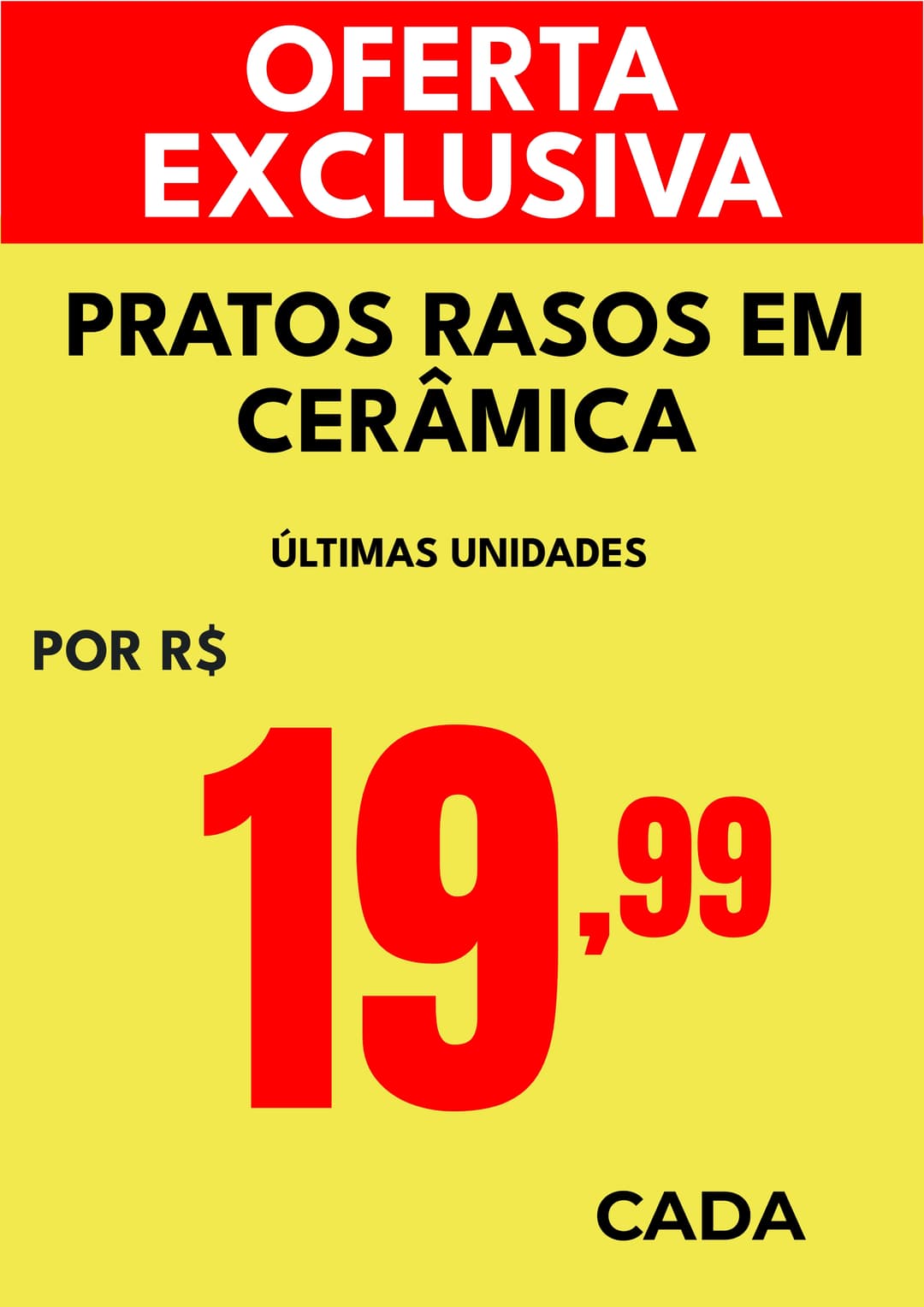 Modelo de cartaz de promoção 11